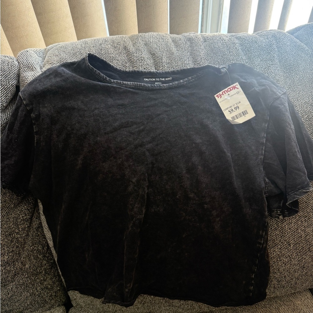 Caution To The Wind Charcoal Tee and Pants